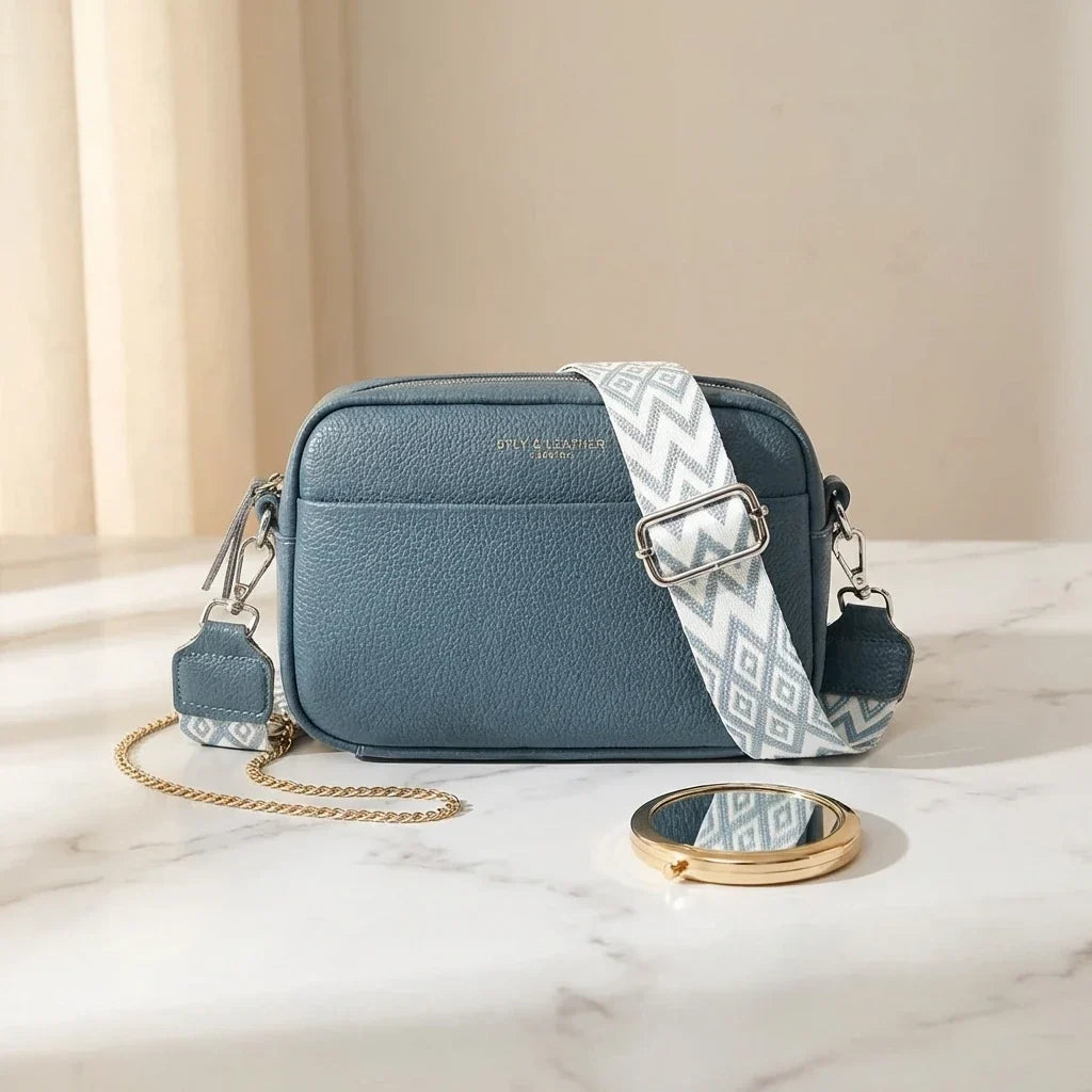 Petit sac bandoulière en cuir essentiel - Prisca