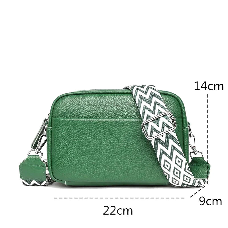 Petit sac bandoulière en cuir essentiel - Prisca