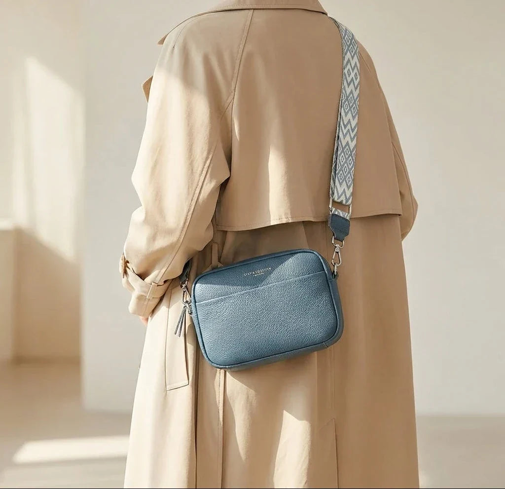 Petit sac bandoulière en cuir essentiel - Prisca