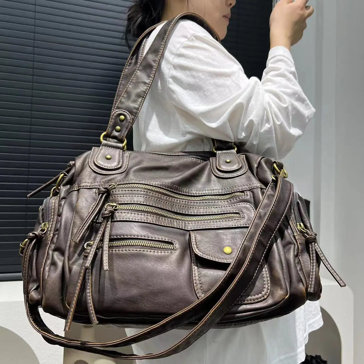 Inès - Sac à main pour les cours vintage