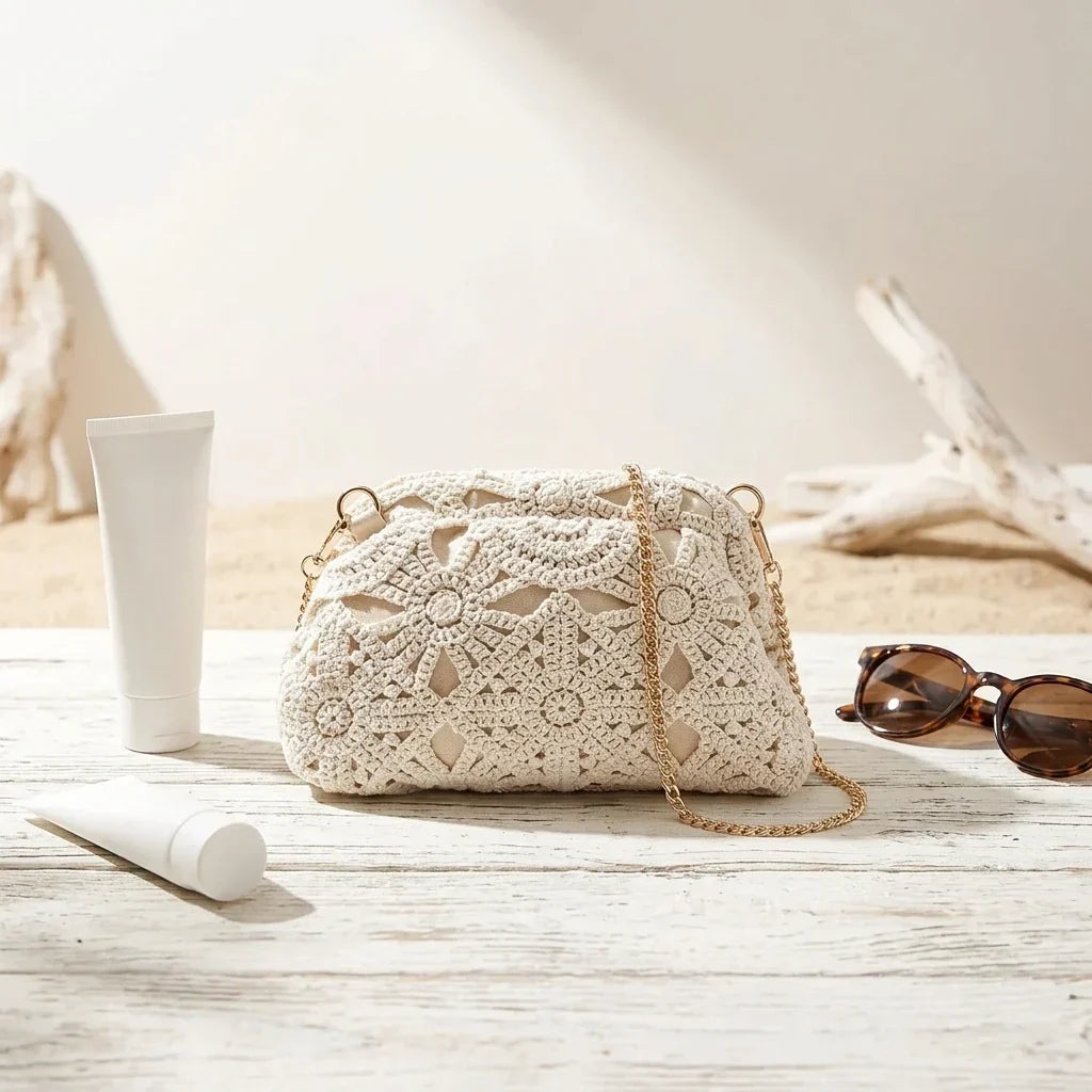 Sac à main bandoulière tissé bohème - Elvira