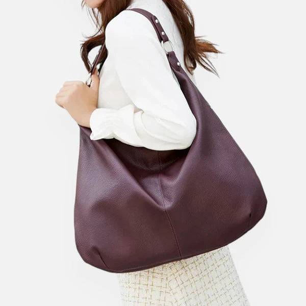 Abigaëlle - Sac hobo cuir souple