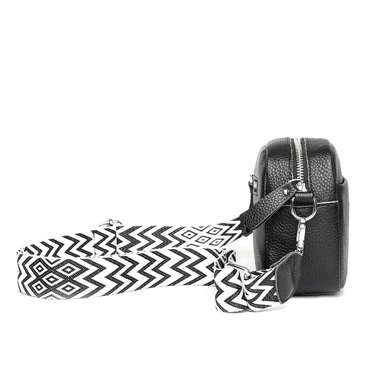 Petit sac bandoulière en cuir essentiel - Prisca