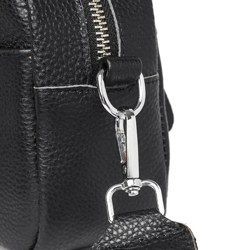 Petit sac bandoulière en cuir essentiel - Prisca