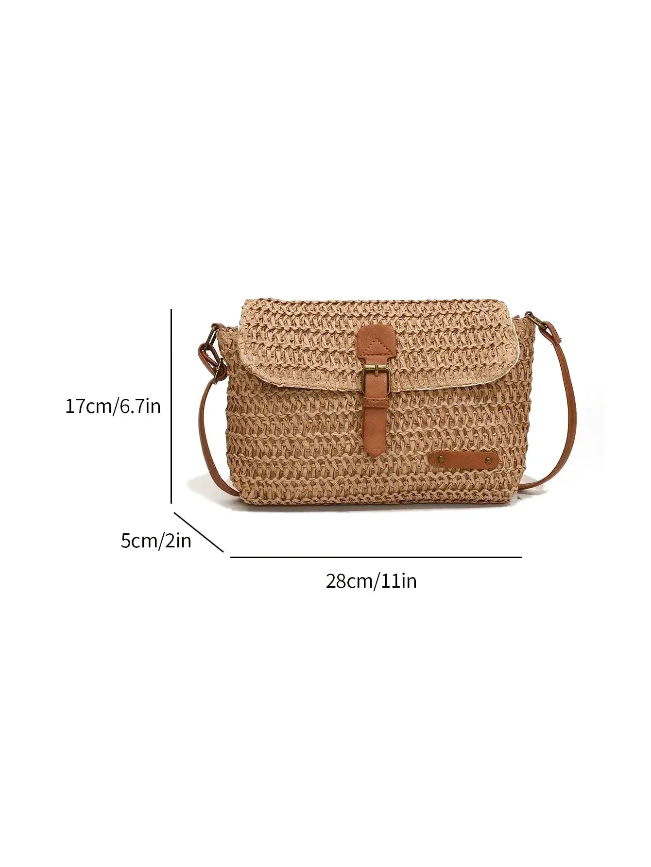 Sac à main bandoulière en paille élégant - Lavinia